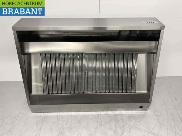 Hotte aspirante en acier inoxydable Moteur Premium-line 1500 mètres cubes modèle oblique 140 cm 230V Horeca – Image 2