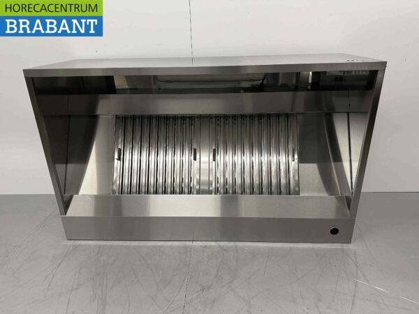 Hotte aspirante en acier inoxydable Moteur Premium-line 1500 kuub box modèle 160 cm 230V Horeca