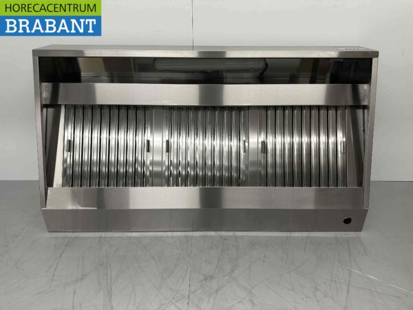 Hotte aspirante en acier inoxydable Premium-line Motor 2000 kuub Sloping Model 180 cm 230V Horeca