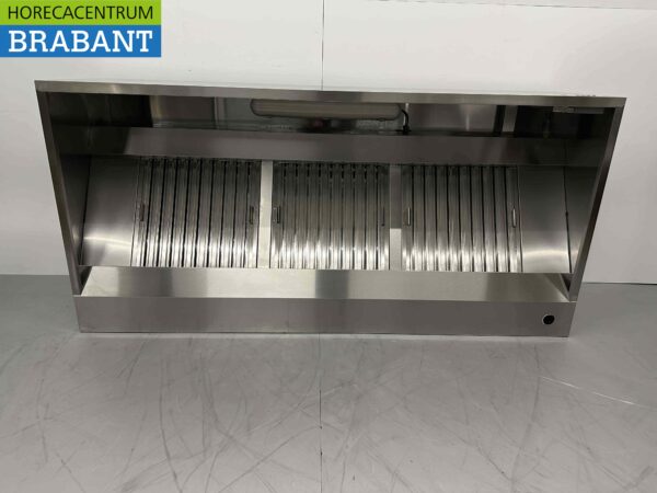 Hotte aspirante HCB en acier inoxydable Premium-line Moteur 2000 Kuub Box Box modèle 200cm 230V Horeca – Image 2