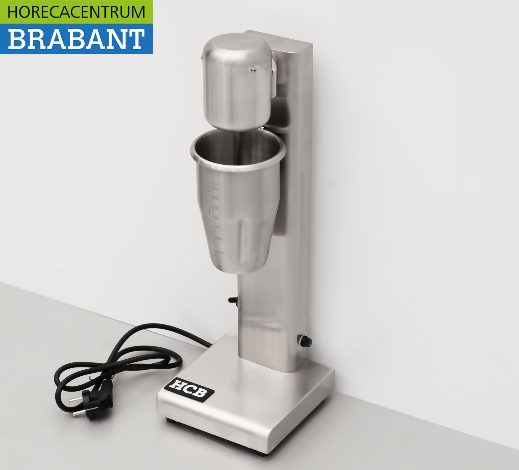 Agitateur de lait HCB en acier inoxydable Agitateur de lait 750 ml 230V Horeca – Image 2