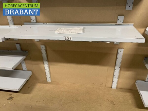 Etagère murale en acier inoxydable 140 x 40 cm Horeca