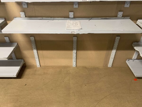 Etagère murale en acier inoxydable 180 x 40 cm Horeca