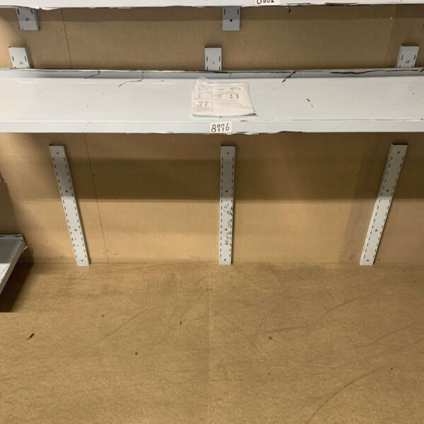 Etagère murale en acier inoxydable 180 x 40 cm Horeca