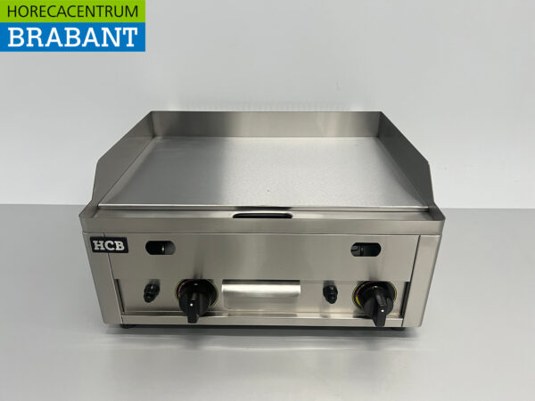 Planche à griller en acier inoxydable Plaque à griller lisse 60 cm PROPAAN Horeca