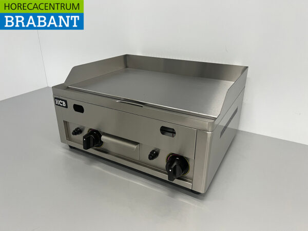 Planche à griller en acier inoxydable Plaque à griller lisse 60 cm PROPAAN Horeca – Image 2