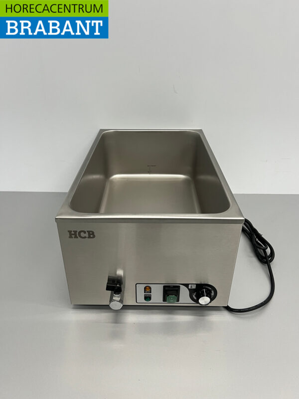 Acier inoxydable HCB Bain marie 1/1 GN 230V Horeca