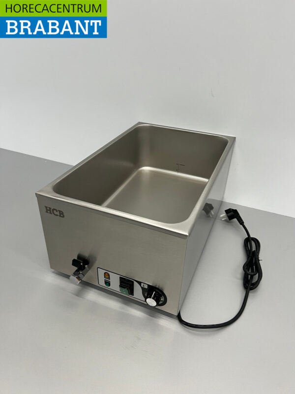 Acier inoxydable HCB Bain marie 1/1 GN 230V Horeca – Image 2