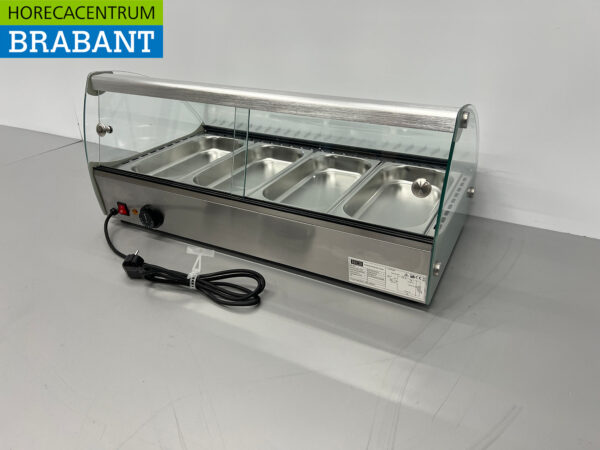 HCB Vitrine chaude 4 x 1/3 GN/gastronorm 46 litres 230V Horeca – Image 7