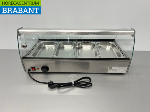 HCB Vitrine chaude 4 x 1/3 GN/gastronorm 46 litres 230V Horeca – Image 8