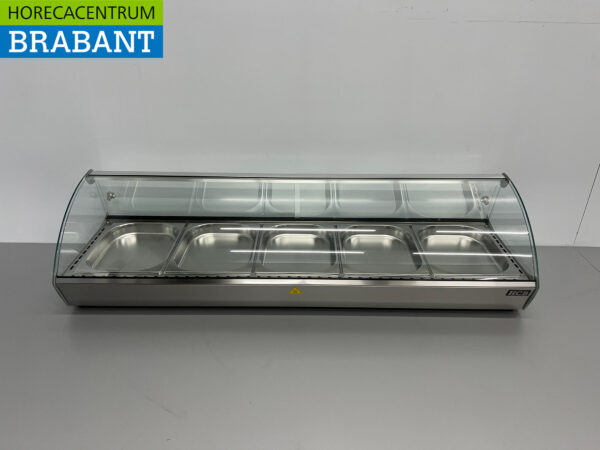 HCB Vitrine chaude 5 x 1/2 GN/gastronorm 85 litres 230V Horeca