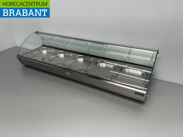 HCB Vitrine chaude 5 x 1/2 GN/gastronorm 85 litres 230V Horeca – Image 2