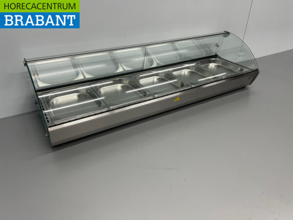 HCB Vitrine chaude 5 x 1/2 GN/gastronorm 85 litres 230V Horeca – Image 3