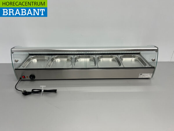 HCB Vitrine chaude 5 x 1/2 GN/gastronorm 85 litres 230V Horeca – Image 4