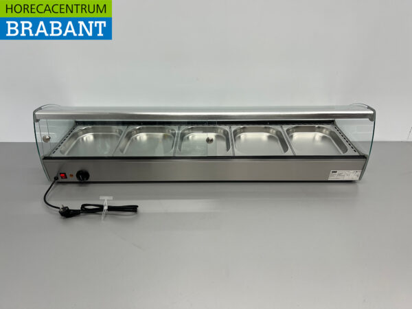 HCB Vitrine chaude 5 x 1/2 GN/gastronorm 85 litres 230V Horeca – Image 5