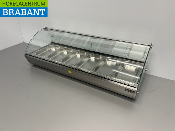 HCB Vitrine chaude 6 x 1/3 GN 68 litres 230V Horeca – Image 2