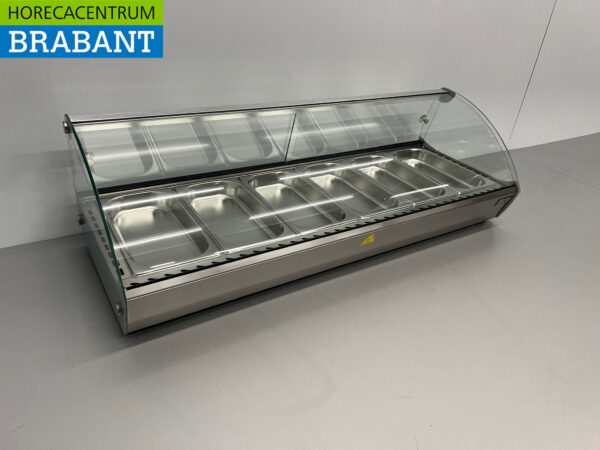 HCB Vitrine chaude 6 x 1/3 GN 68 litres 230V Horeca – Image 3