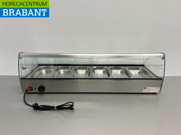 HCB Vitrine chaude 6 x 1/3 GN 68 litres 230V Horeca – Image 5