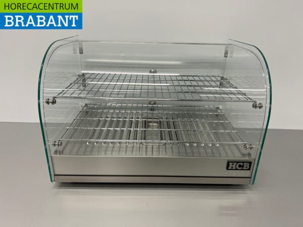Vitrine chaude en acier inoxydable 45 litres 55,4 cm 230V Horeca