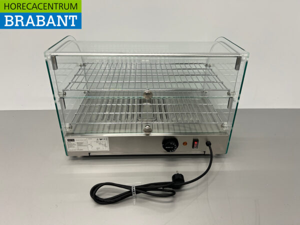 Vitrine chaude en acier inoxydable 45 litres 55,4 cm 230V Horeca – Image 5