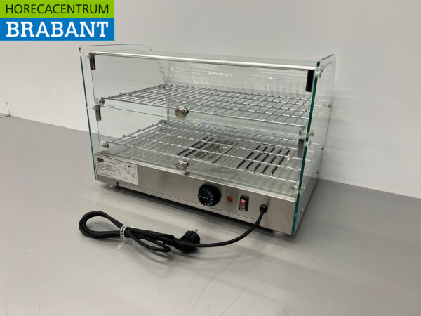Vitrine chaude en acier inoxydable 45 litres 55,4 cm 230V Horeca – Image 7