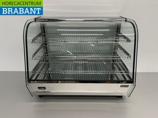 Vitrine de luxe en acier inoxydable 160 litres 86 cm 230V Horeca