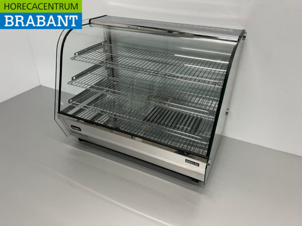 Vitrine de luxe en acier inoxydable 160 litres 86 cm 230V Horeca – Image 2