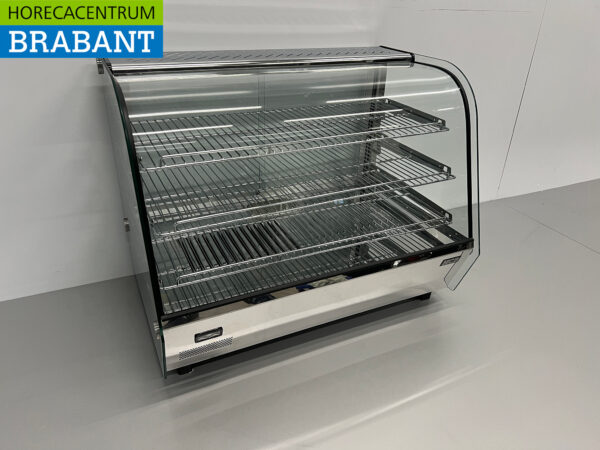 Vitrine de luxe en acier inoxydable 160 litres 86 cm 230V Horeca – Image 3