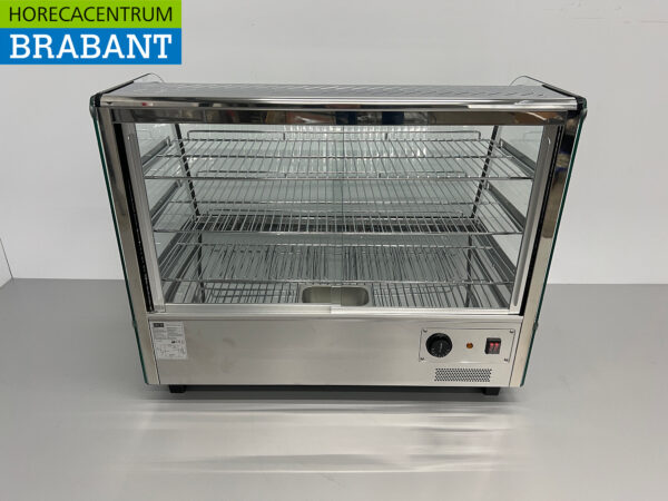 Vitrine de luxe en acier inoxydable 160 litres 86 cm 230V Horeca – Image 5