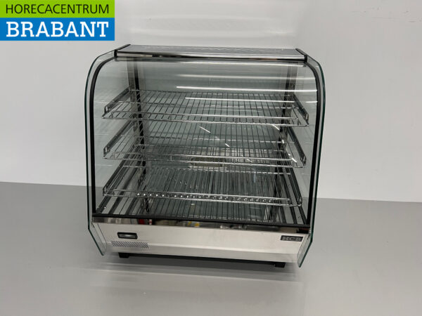 Vitrine de luxe en acier inoxydable 120 litres 68 cm 230V Horeca