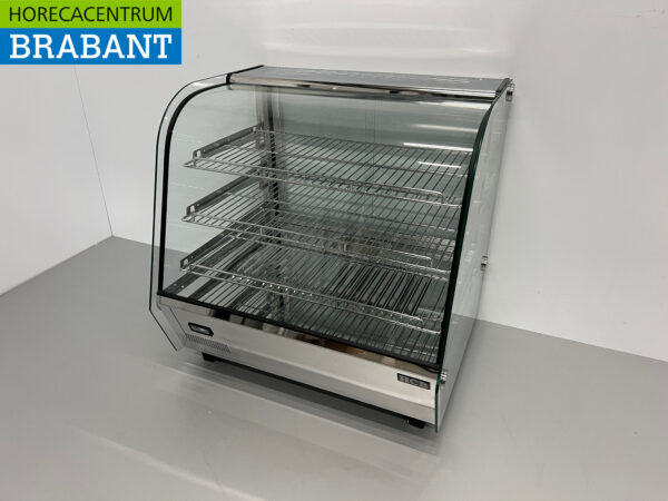 Vitrine de luxe en acier inoxydable 120 litres 68 cm 230V Horeca – Image 2