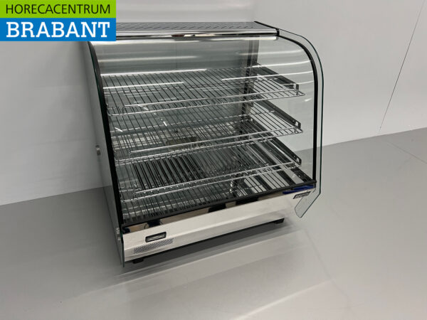 Vitrine de luxe en acier inoxydable 120 litres 68 cm 230V Horeca – Image 3