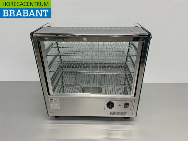 Vitrine de luxe en acier inoxydable 120 litres 68 cm 230V Horeca – Image 5