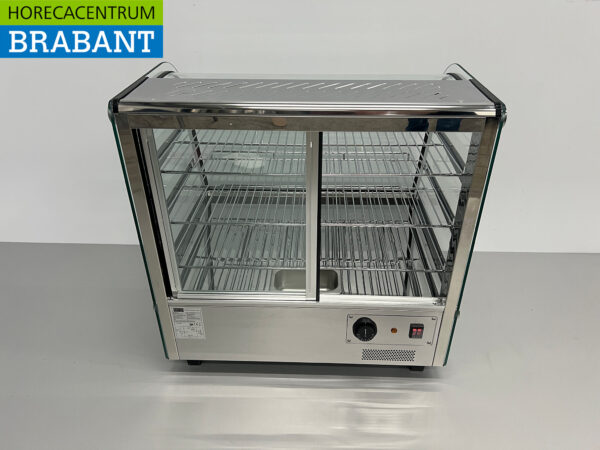 Vitrine de luxe en acier inoxydable 120 litres 68 cm 230V Horeca – Image 6