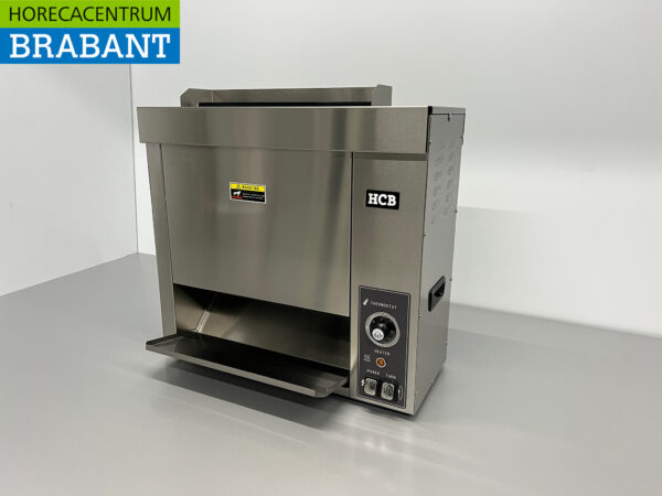 HCB Acier inoxydable Grille-pain vertical Grille-pain Four convoyeur XL 230V Horeca – Image 2
