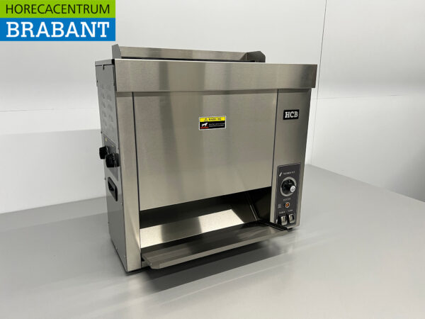 HCB Acier inoxydable Grille-pain vertical Grille-pain Four convoyeur XL 230V Horeca – Image 3