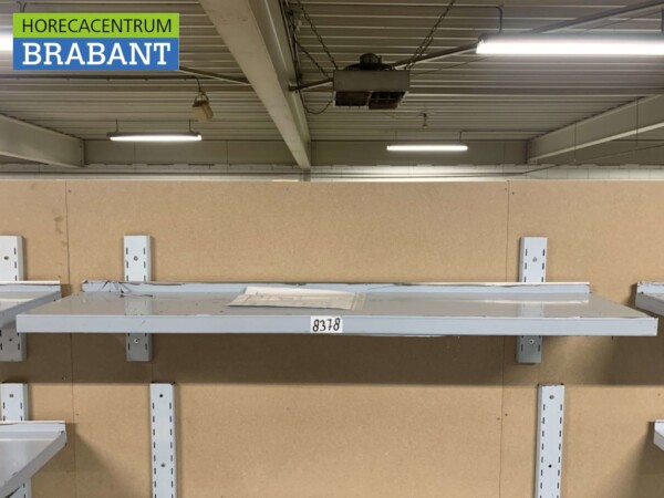Etagère murale en acier inoxydable 140 x 30 cm Horeca
