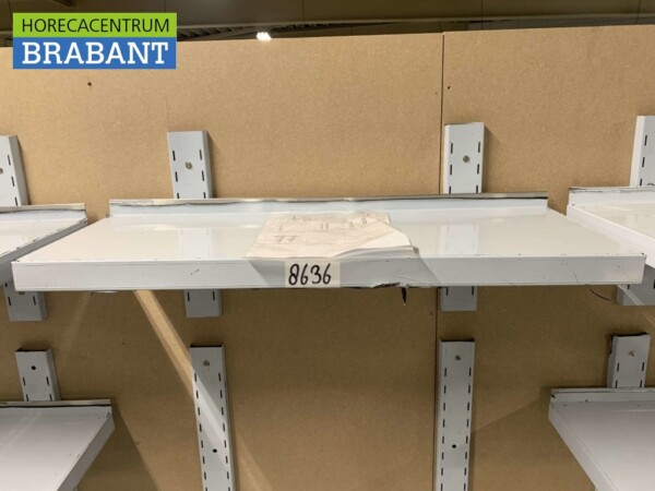 Etagère murale en acier inoxydable 80 x 30 cm Horeca