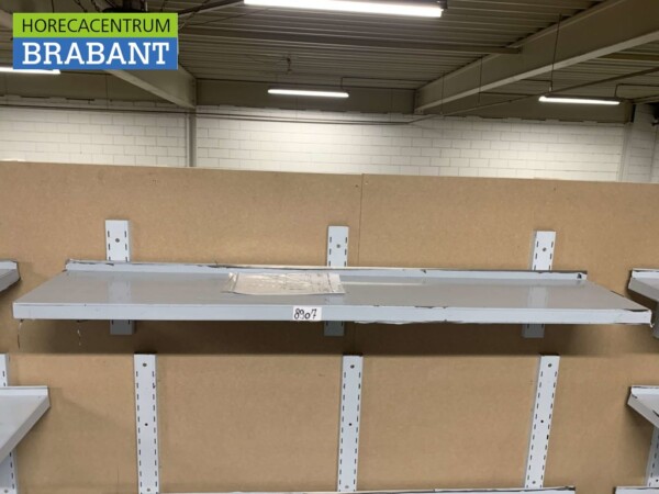 Etagère murale en acier inoxydable 160 x 30 cm Horeca