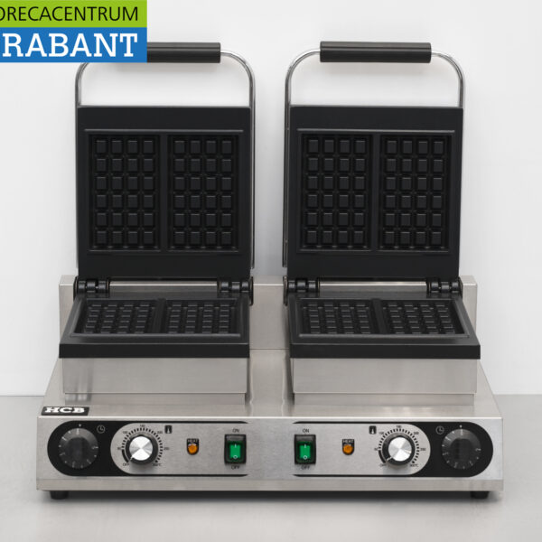 Gaufrier double en acier inoxydable Gaufres de Liège 230V Catering