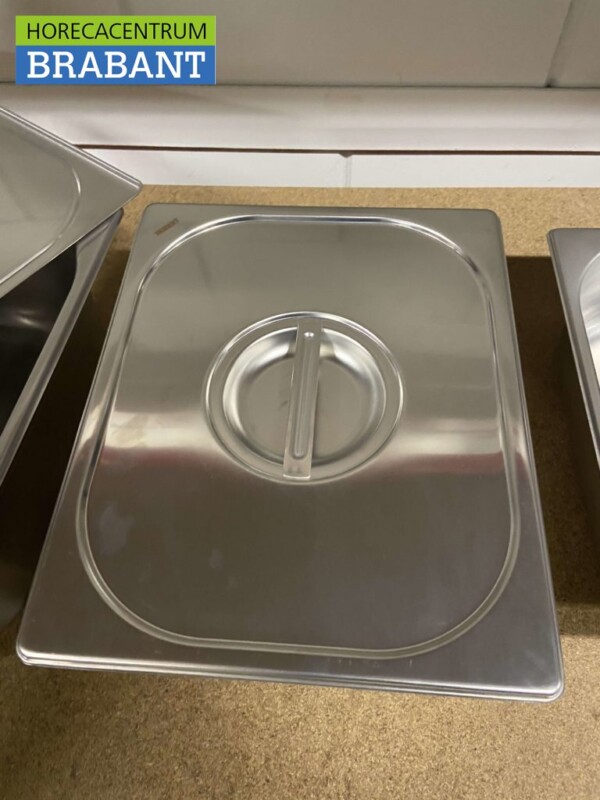 Couvercle Gastronorm en acier inoxydable 1/2 GN Traiteur