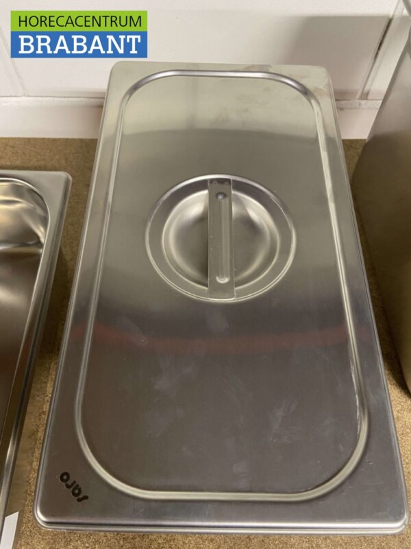 Couvercle Gastronorm en acier inoxydable 1/3 GN Horeca