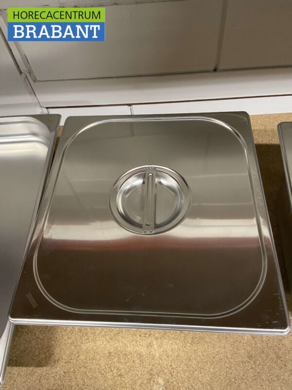 Couvercle Gastronorm en acier inoxydable 2/3 GN Catering