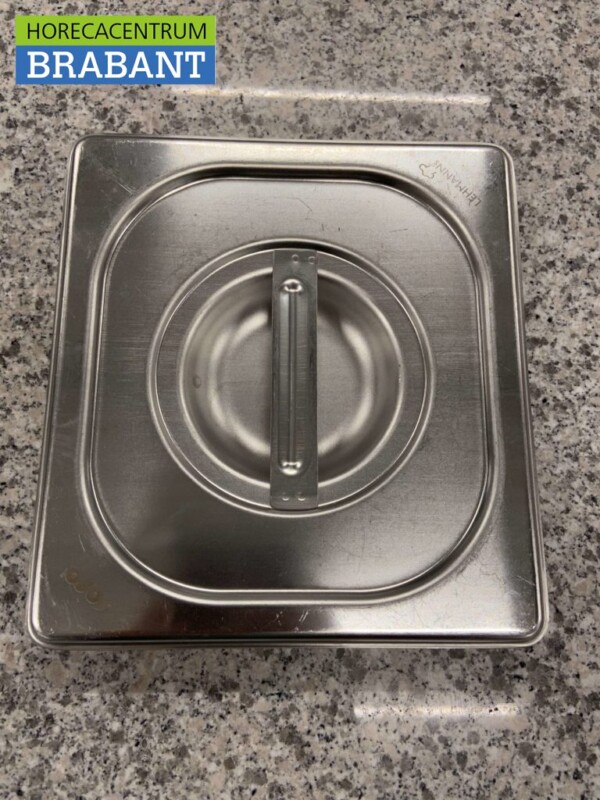Couvercle Gastronorm en acier inoxydable 1/6 GN Restauration