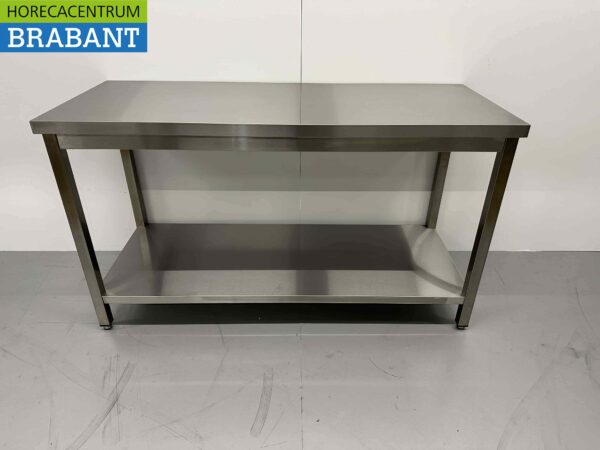 Table de travail en acier inoxydable Premium-line 150 x 60 x 85 cm Restauration