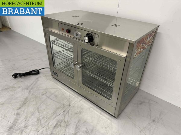 Vitrine chauffante en acier inoxydable Vitrine chauffante 66,5 cm 230V Horeca – Image 2