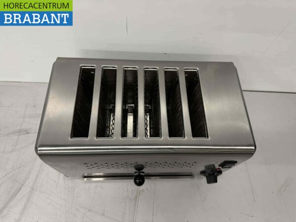 Grille-pain en acier inoxydable Grille-pain à 6 tranches 230V Horeca – Image 5