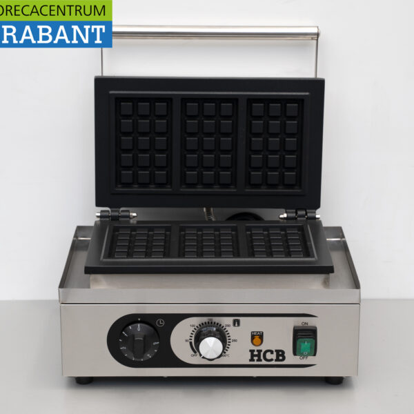 Gaufrier en acier inoxydable Gaufres de Liège 230V Horeca