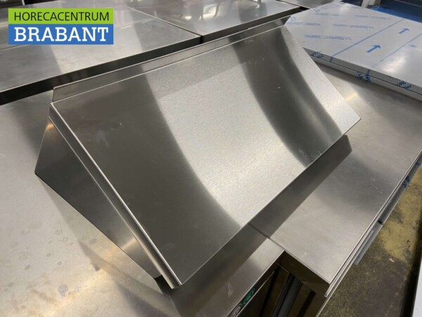 Étagère murale en acier inoxydable avec supports 60 x 30 x 25 cm Restauration – Image 2