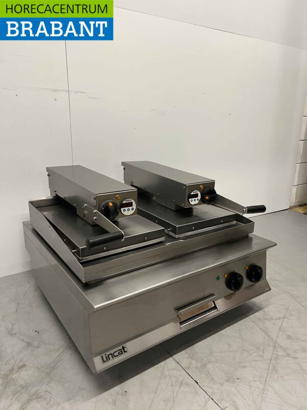 Lincat Acier inoxydable Clam Grill Hamburger Plaque grill 80 cm 17,2kW 400V Horeca – Image 3